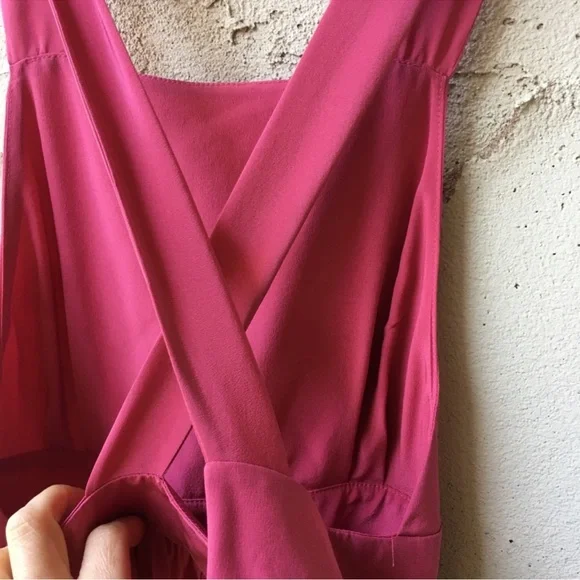 Stone Cold Fox Huntly Silk Dress in Berry - Picture 7 of 9